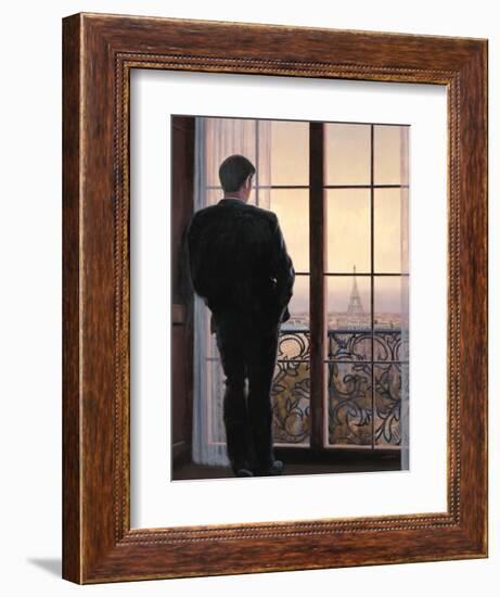 Waiting for Paris 1-Myles Sullivan-Framed Art Print