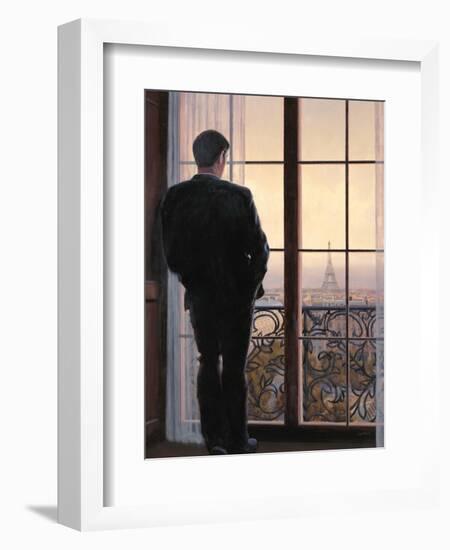 Waiting for Paris 1-Myles Sullivan-Framed Art Print