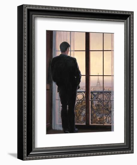 Waiting for Paris 1-Myles Sullivan-Framed Art Print