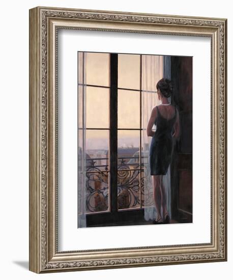 Waiting for Paris 2-Myles Sullivan-Framed Art Print