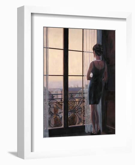 Waiting for Paris 2-Myles Sullivan-Framed Art Print