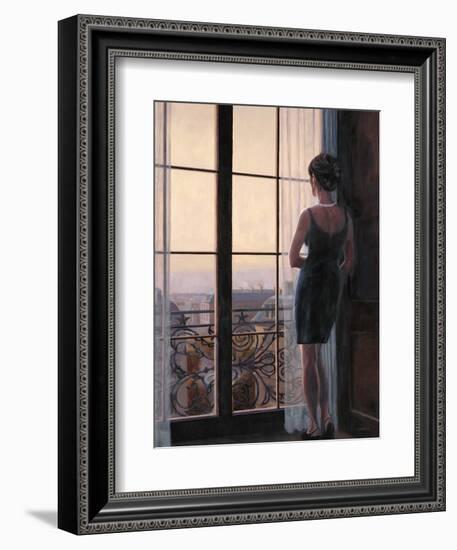 Waiting for Paris 2-Myles Sullivan-Framed Art Print