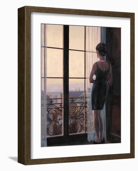 Waiting for Paris 2-Myles Sullivan-Framed Art Print