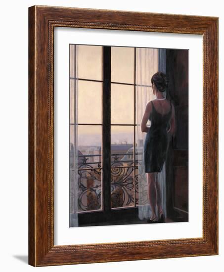 Waiting for Paris 2-Myles Sullivan-Framed Art Print