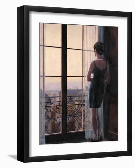 Waiting for Paris 2-Myles Sullivan-Framed Art Print