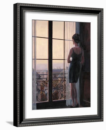 Waiting for Paris 2-Myles Sullivan-Framed Art Print