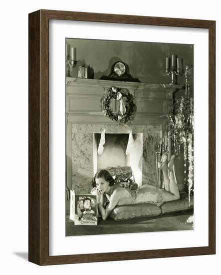 Waiting for Santa Claus-null-Framed Photo