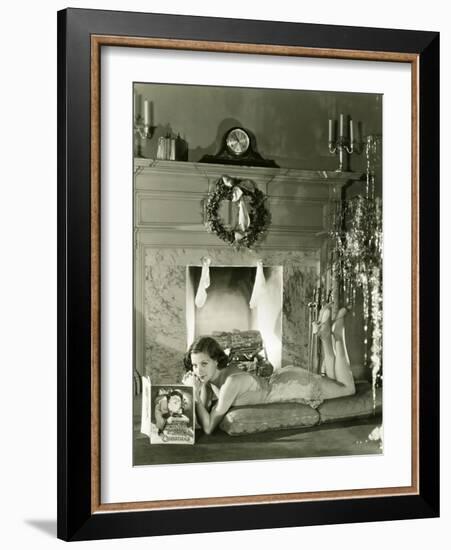 Waiting for Santa Claus-null-Framed Photo