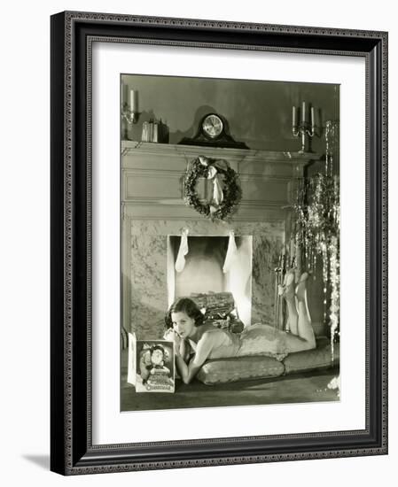 Waiting for Santa Claus-null-Framed Photo