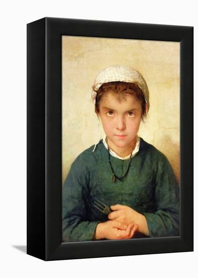 Waiting for Supper (Oil on Canvas)-Henriette Browne-Framed Premier Image Canvas