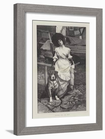 Waiting for the Boat-George L. Seymour-Framed Giclee Print