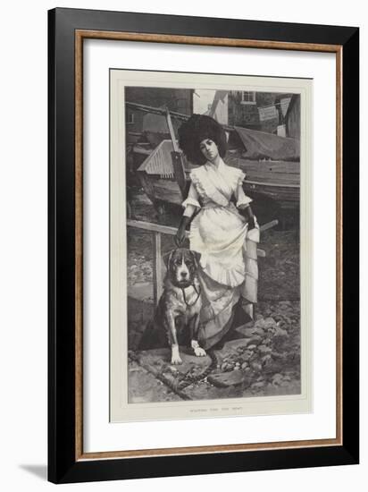 Waiting for the Boat-George L. Seymour-Framed Giclee Print