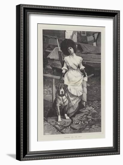 Waiting for the Boat-George L. Seymour-Framed Giclee Print