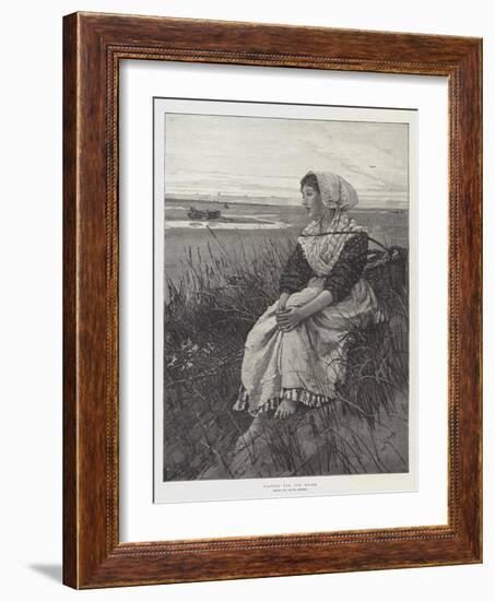 Waiting for the Boats-Lionel Percy Smythe-Framed Giclee Print