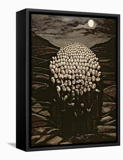 Waiting for the Day, 1979-Evelyn Williams-Framed Premier Image Canvas
