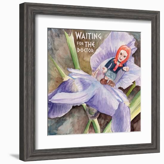 Waiting for the Doctor 2-Jennifer Redstreake Geary-Framed Art Print