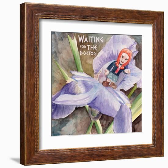 Waiting for the Doctor 2-Jennifer Redstreake Geary-Framed Art Print