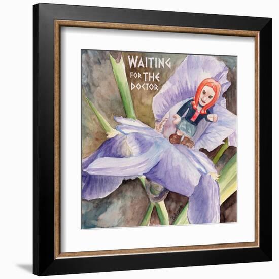 Waiting for the Doctor 2-Jennifer Redstreake Geary-Framed Art Print