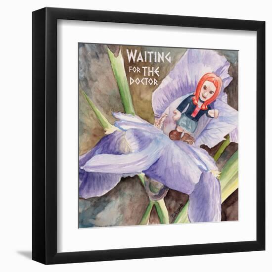 Waiting for the Doctor 2-Jennifer Redstreake Geary-Framed Art Print