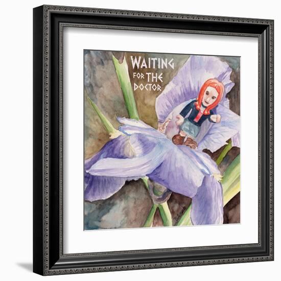 Waiting for the Doctor 2-Jennifer Redstreake Geary-Framed Art Print