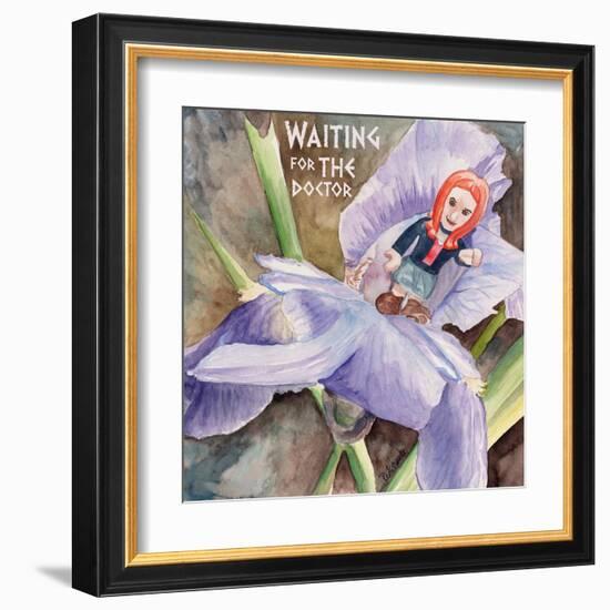 Waiting for the Doctor 2-Jennifer Redstreake Geary-Framed Art Print