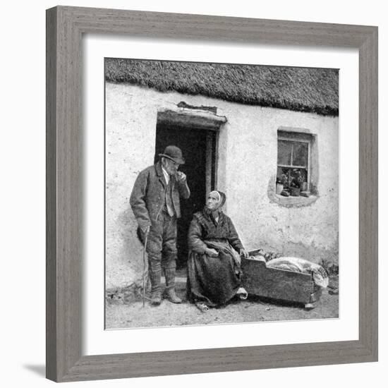 Waiting for the Doctor in Remote Galway, Ireland, 1922-AW Cutler-Framed Giclee Print