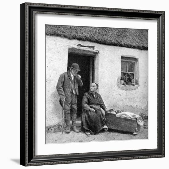 Waiting for the Doctor in Remote Galway, Ireland, 1922-AW Cutler-Framed Giclee Print