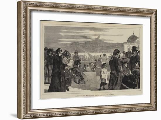 Waiting for the End, a Sketch on the Terrace of St Germain-Sir James Dromgole Linton-Framed Giclee Print