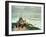 Waiting for the Fishermen in Brittany-Henry Moret-Framed Giclee Print