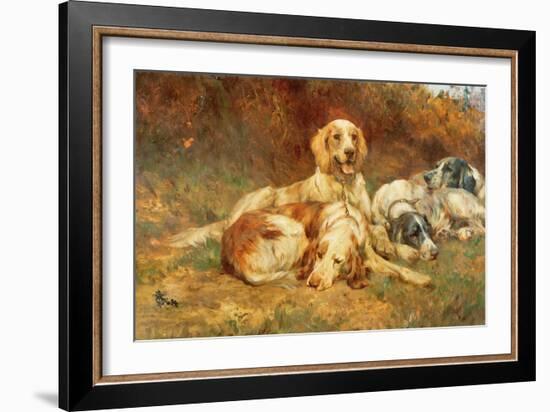 Waiting for the Guns-Thomas Blinks-Framed Giclee Print