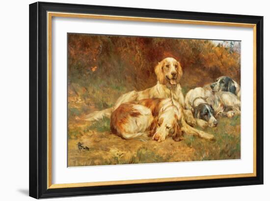 Waiting for the Guns-Thomas Blinks-Framed Giclee Print