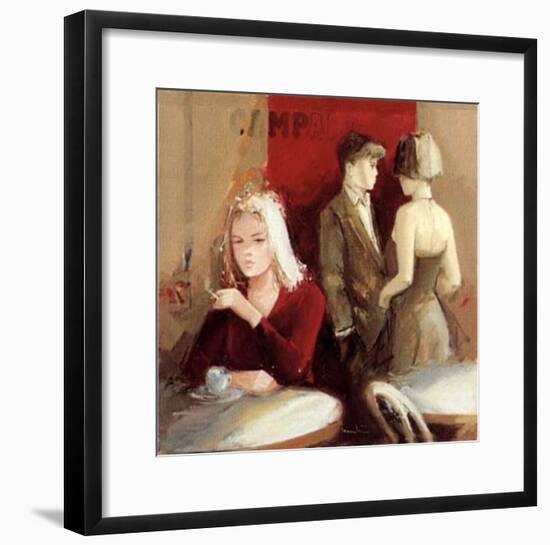 Waiting for the Man I-Giuliano Trombini-Framed Art Print