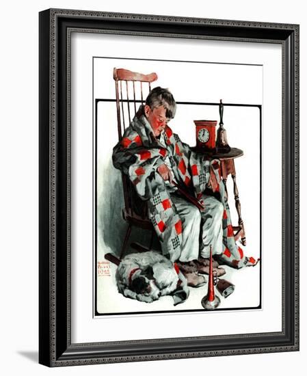 "Waiting for the New Year,"January 3, 1925-William Meade Prince-Framed Giclee Print