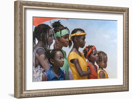 Waiting for the Parade-Michael Jackson-Framed Giclee Print
