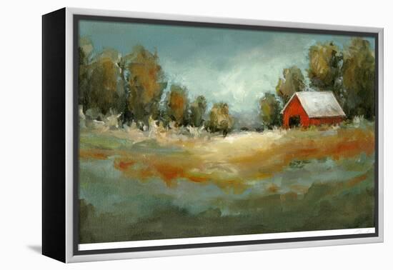 Waiting for the Rain-Christina Long-Framed Stretched Canvas