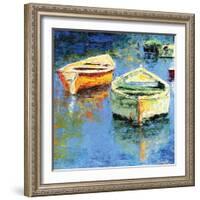 Waiting for the Ride-Leslie Saeta-Framed Art Print