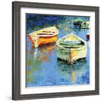 Waiting for the Ride-Leslie Saeta-Framed Art Print