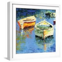 Waiting for the Ride-Leslie Saeta-Framed Art Print