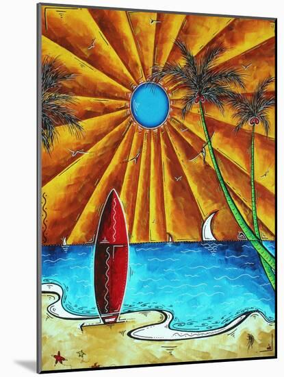 Waiting For The Surf-Megan Aroon Duncanson-Mounted Art Print