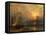 Waiting for the Tide, Sunset, 1866-Henry Dawson-Framed Premier Image Canvas