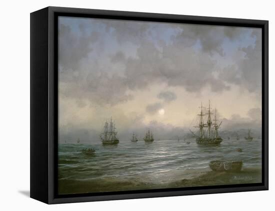 Waiting for the Tide-Richard Willis-Framed Premier Image Canvas