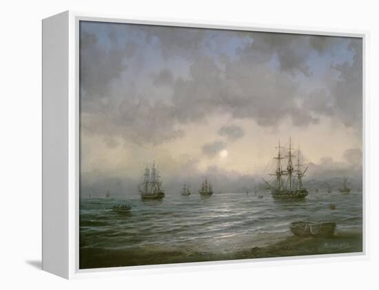 Waiting for the Tide-Richard Willis-Framed Premier Image Canvas