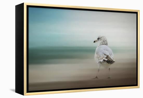 Waiting for the Tide-Jai Johnson-Framed Premier Image Canvas