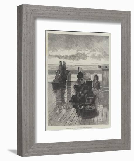 Waiting for the Toilers of the Sea-Hector Caffieri-Framed Giclee Print