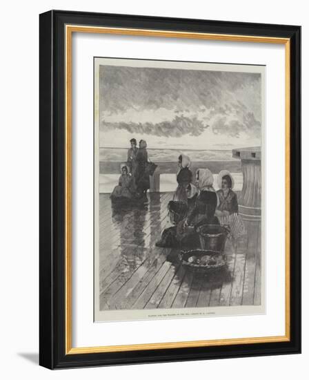 Waiting for the Toilers of the Sea-Hector Caffieri-Framed Giclee Print