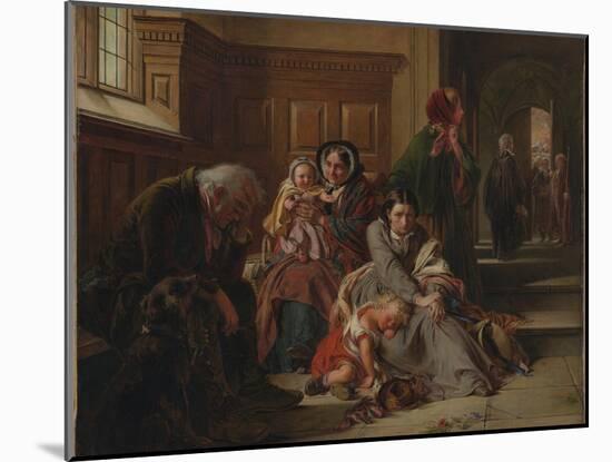 Waiting for the Verdict, 1859-Abraham Solomon-Mounted Giclee Print