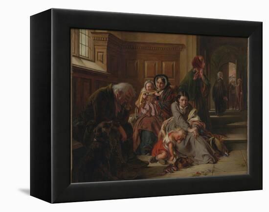 Waiting for the Verdict, 1859-Abraham Solomon-Framed Premier Image Canvas