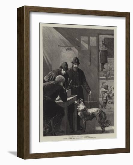 Waiting for the Verdict-Samuel Edmund Waller-Framed Giclee Print