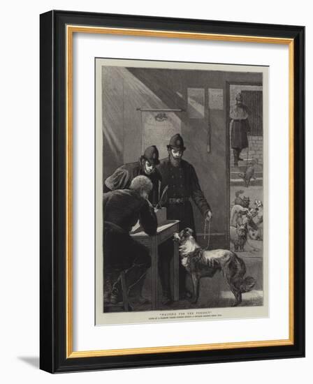 Waiting for the Verdict-Samuel Edmund Waller-Framed Giclee Print