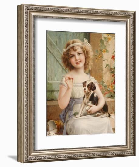 Waiting for the Vet-Emile Vernon-Framed Giclee Print